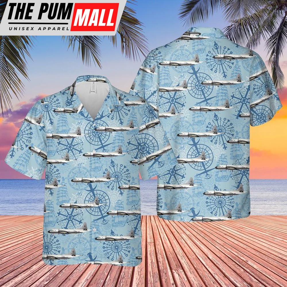 Us Navy Hawaiian Shirt, US Navy Lockheed P-3C Orion Of VP-30 Hawaiian Shirt, Military Hawaiian Shirt