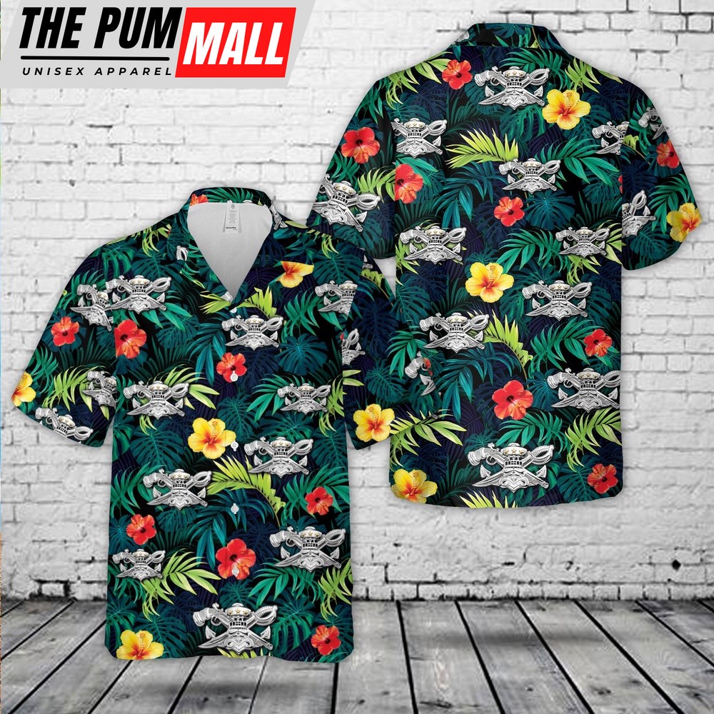 Us Navy Hawaiian Shirt, US Navy Master Special Warfare Combatant-Craft Crewman (SWCC) Hawaiian Shirt, Military Hawaiian Shirt