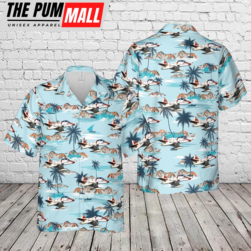 Us Navy Hawaiian Shirt, US Navy McDonnell Douglas TA-4J Skyhawk Hawaiian Shirt, Military Hawaiian Shirt