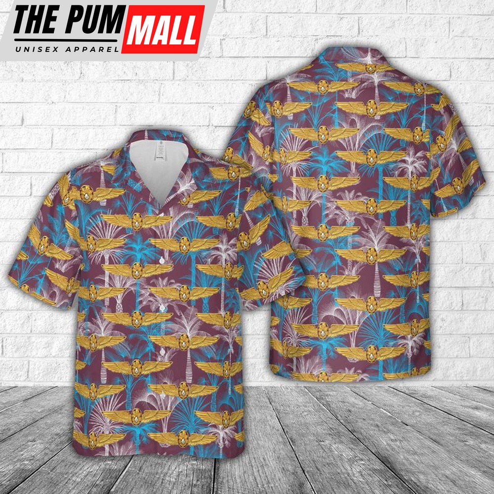 Us Navy Hawaiian Shirt, US Navy Naval Flight Surgeon Miniature Badge Hawaiian Shirt, Military Hawaiian Shirt