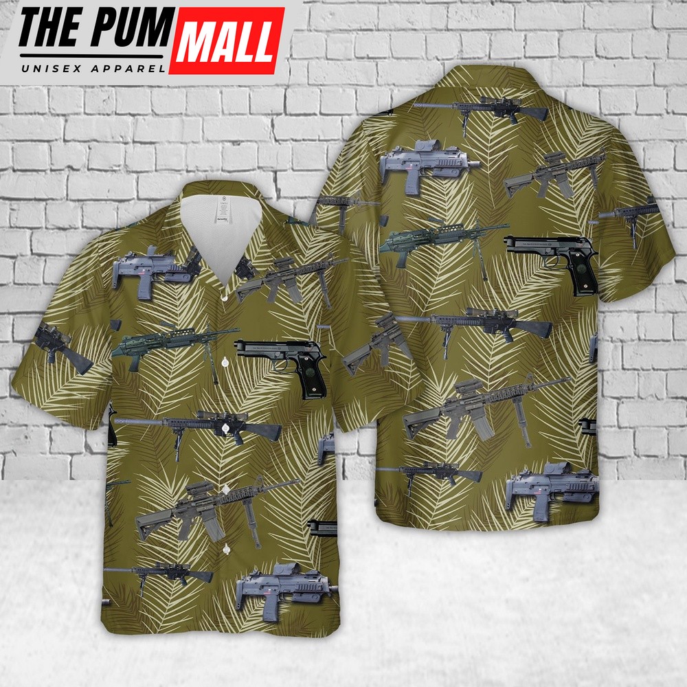 Us Navy Hawaiian Shirt, US Navy Small arms Hawaiian Shirt, Military Hawaiian Shirt