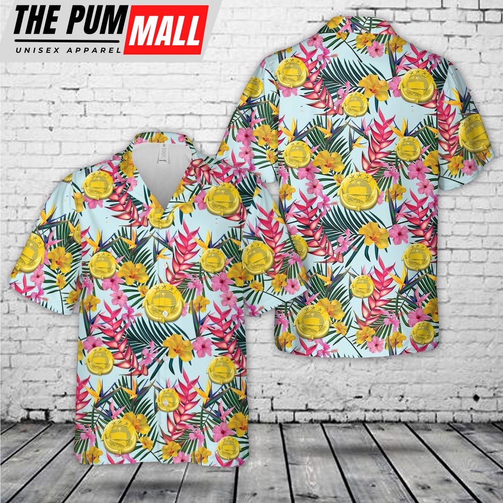 Us Navy Hawaiian Shirt, US Navy Small Craft Insignia Hawaiian Shirt, Military Hawaiian Shirt