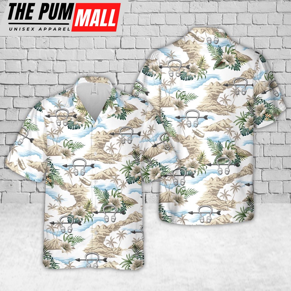Us Navy Hawaiian Shirt, US Navy Sonar Technician (ST) Hawaiian Shirt, Military Hawaiian Shirt