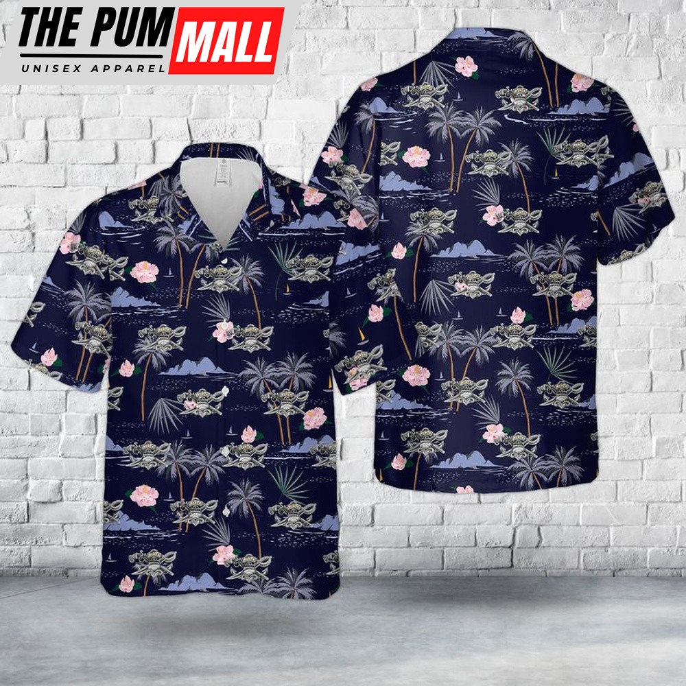 Us Navy Hawaiian Shirt, US Navy Special Warfare Combatant-Craft Crewman (SWCC) Master Hawaiian Shirt, Military Hawaiian Shirt