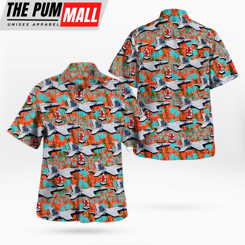 Us Navy Hawaiian Shirt, US Navy Strike Fighter Squadron 22 (VFA-22) Hawaiian Shirt_8291, Military Hawaiian Shirt