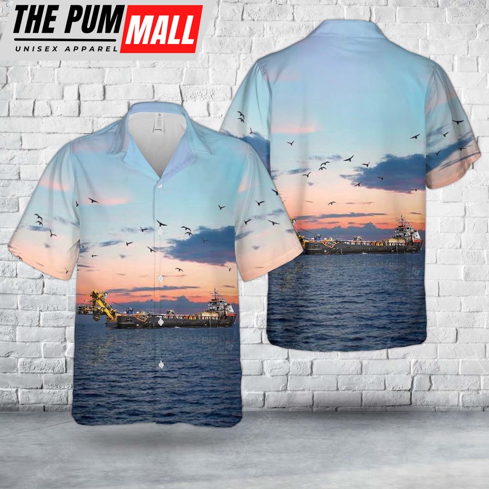 Us Navy Hawaiian Shirt, US Navy Submarine Rescue Diving Recompression System (SRDRS) Hawaiian Shirt, Military Hawaiian Shirt