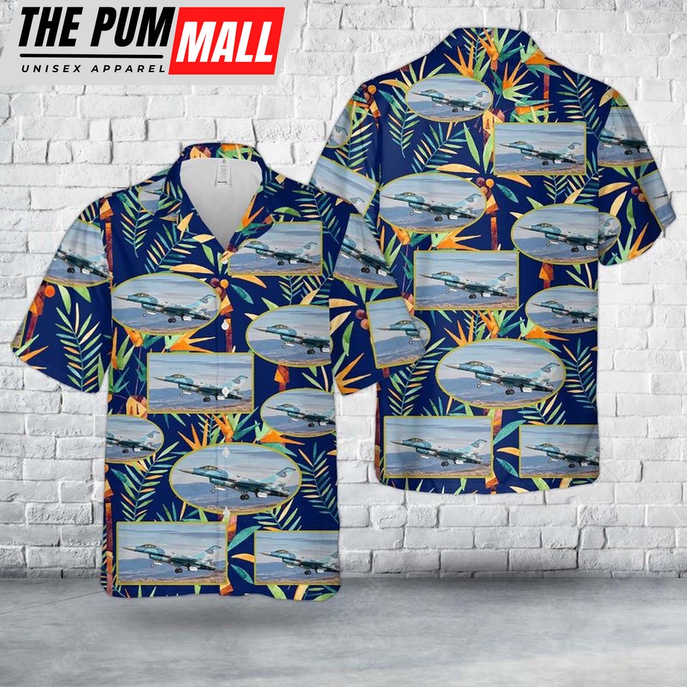 Us Navy Hawaiian Shirt, US Navy Top Gun F-16N Hawaiian Shirt, Military Hawaiian Shirt
