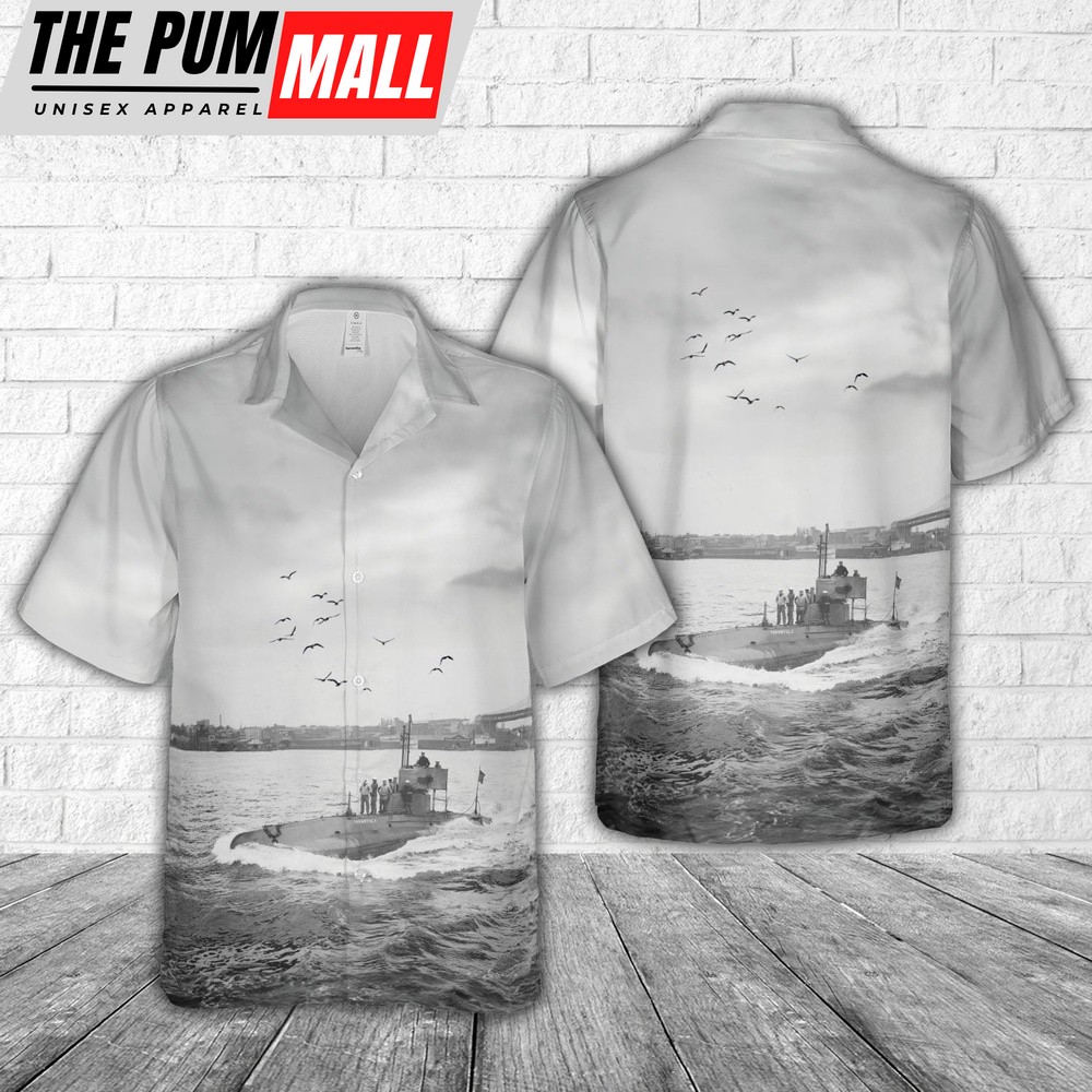 Us Navy Hawaiian Shirt, US Navy United States B-class submarine Hawaiian Shirt, Military Hawaiian Shirt