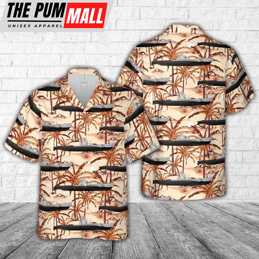 Us Navy Hawaiian Shirt, US Navy USS Balao (SSAGSS-285) Hawaiian Shirt, Military Hawaiian Shirt