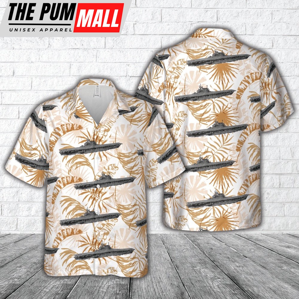 Us Navy Hawaiian Shirt, US Navy USS Enterprise (CV-6) Hawaiian Shirt, Military Hawaiian Shirt