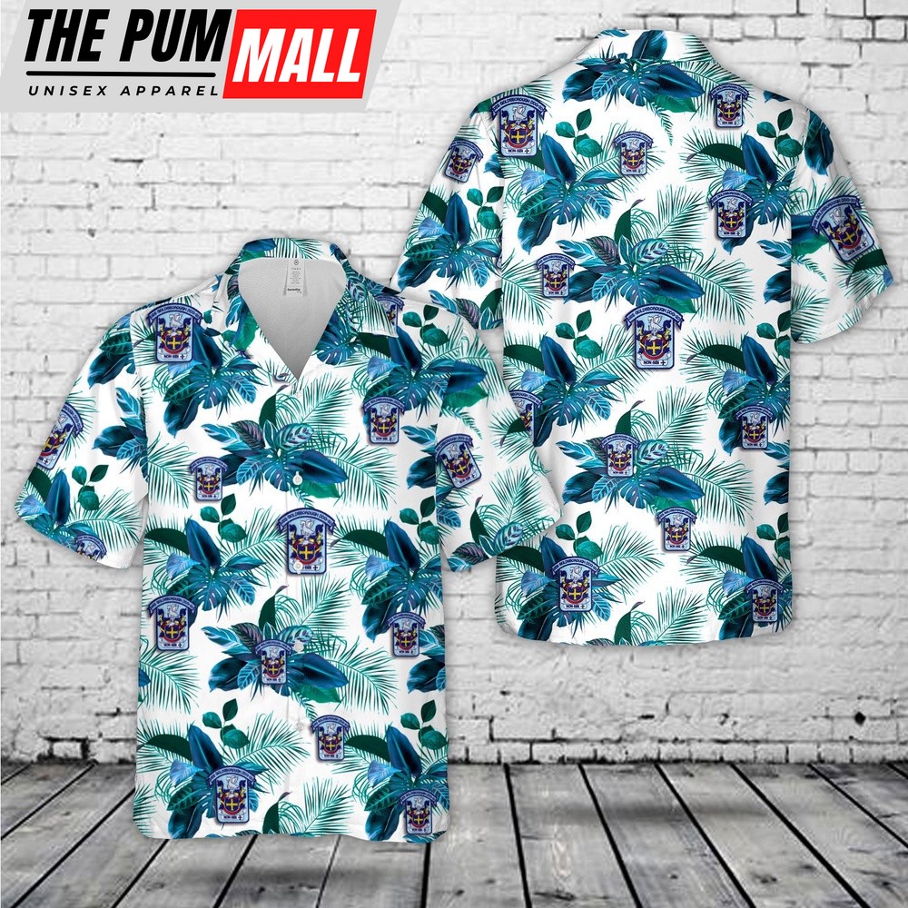 Us Navy Hawaiian Shirt, US Navy USS Goldsborough (DDG-20) Hawaiian Shirt, Military Hawaiian Shirt