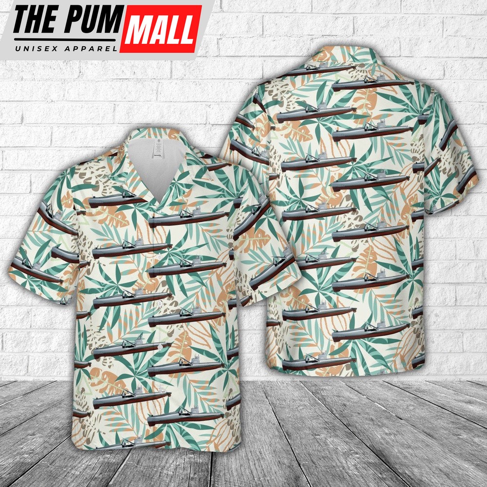 Us Navy Hawaiian Shirt, US Navy USS Grayback (SSG-574) Hawaiian Shirt, Military Hawaiian Shirt
