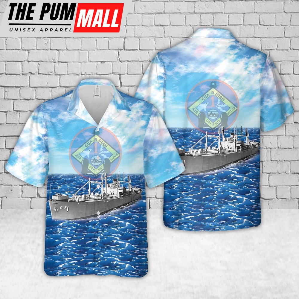 Us Navy Hawaiian Shirt, US Navy USS Guardian (AGRYAGR-1) Hawaiian Shirt, Military Hawaiian Shirt