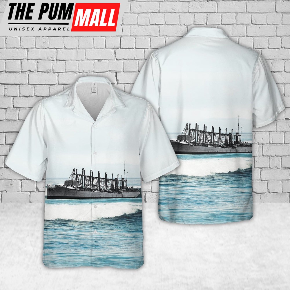 Us Navy Hawaiian Shirt, US Navy USS Jason (AC-12AV-2) Hawaiian Shirt, Military Hawaiian Shirt