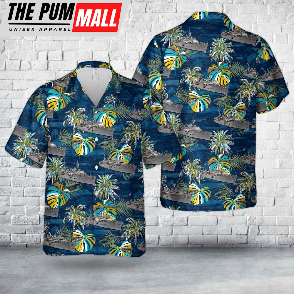 Us Navy Hawaiian Shirt, US Navy USS Jason (AR-8) Hawaiian Shirt, Military Hawaiian Shirt