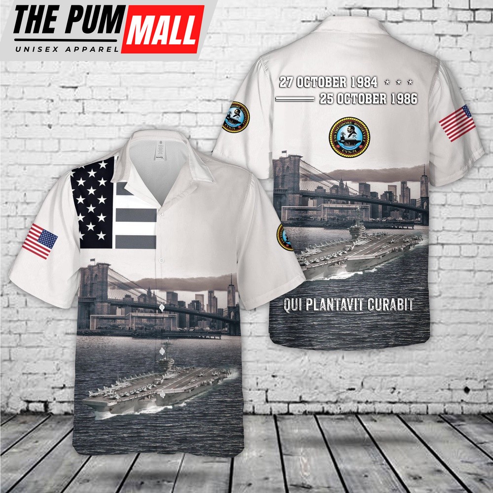 Us Navy Hawaiian Shirt, US Navy USS Theodore Roosevelt (CVN-71) Hawaiian Shirt, Military Hawaiian Shirt