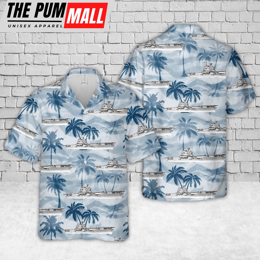 Us Navy Hawaiian Shirt, US Navy USS Yorktown (CV-5) Hawaiian Shirt, Military Hawaiian Shirt