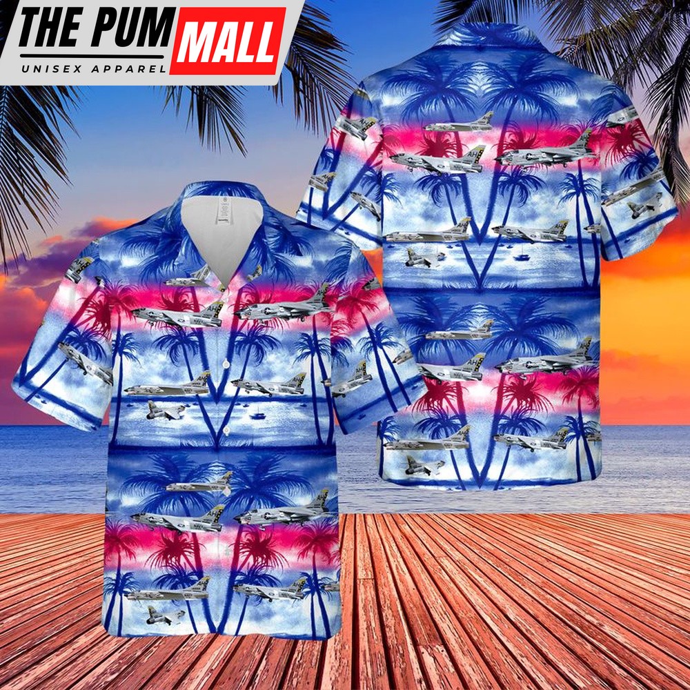 Us Navy Hawaiian Shirt, US Navy VF-162 The Hunters Hawaiian Shirt, Military Hawaiian Shirt