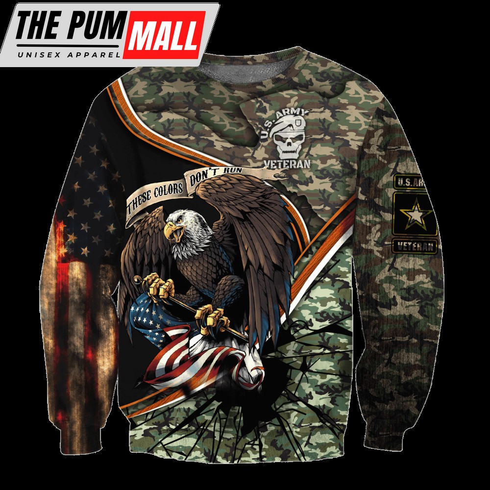 US Veteran Ugly Christmas Sweater – All Over Print Sweatshirt Perfect Christmas Gift