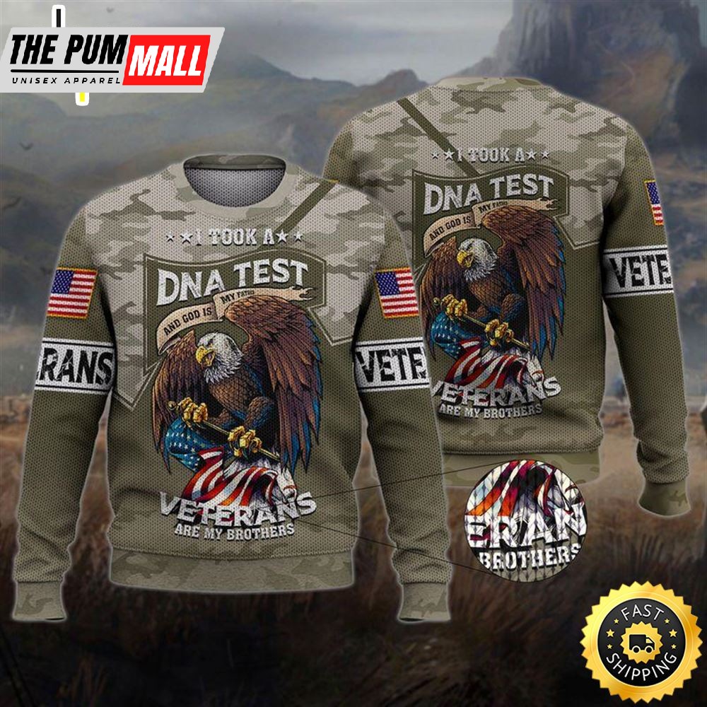 U.S Veteran Ugly Christmas Sweater For Men &Amp Women Adult Us5970