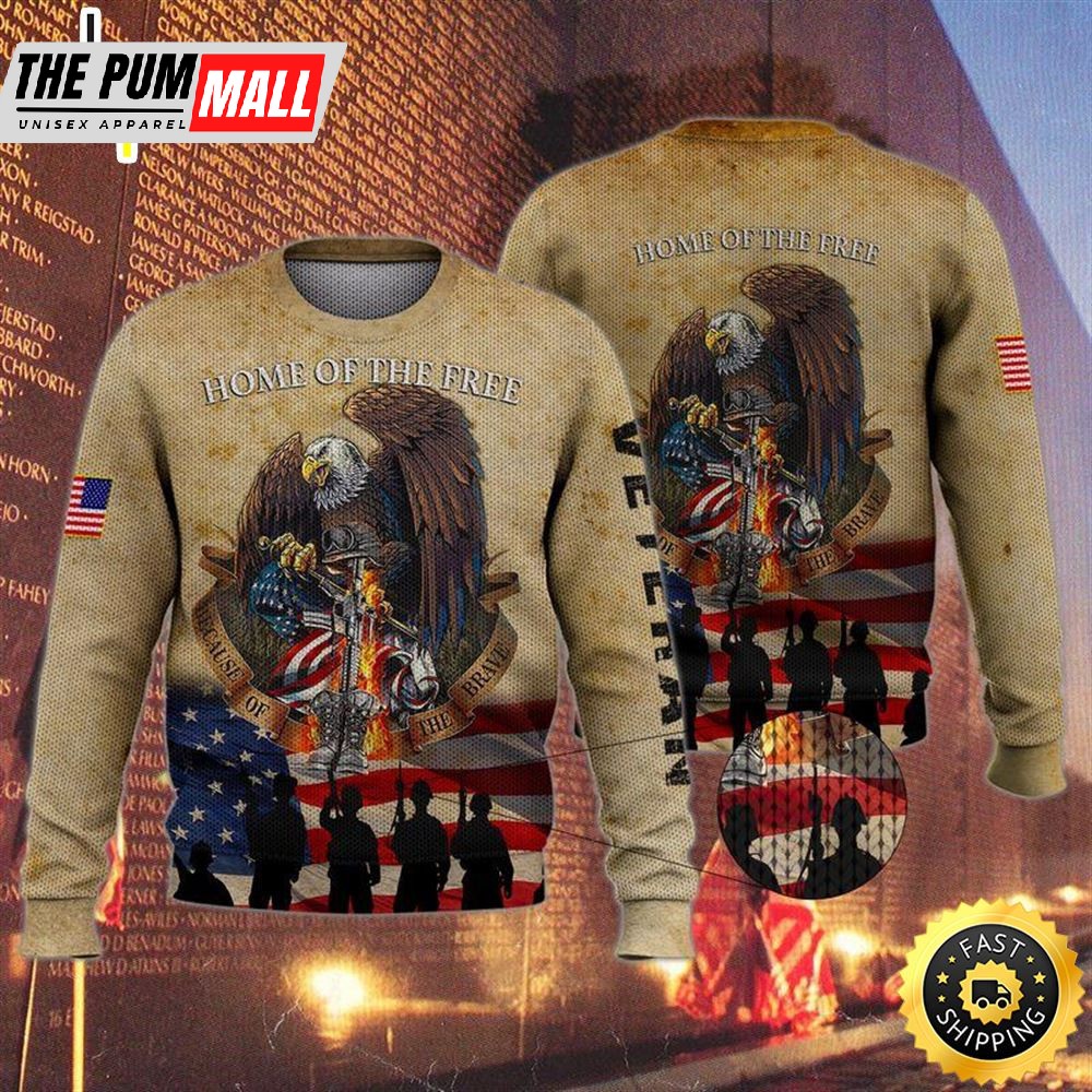 U.S Veteran Ugly Christmas Sweater For Men &Amp Women Adult Us5978