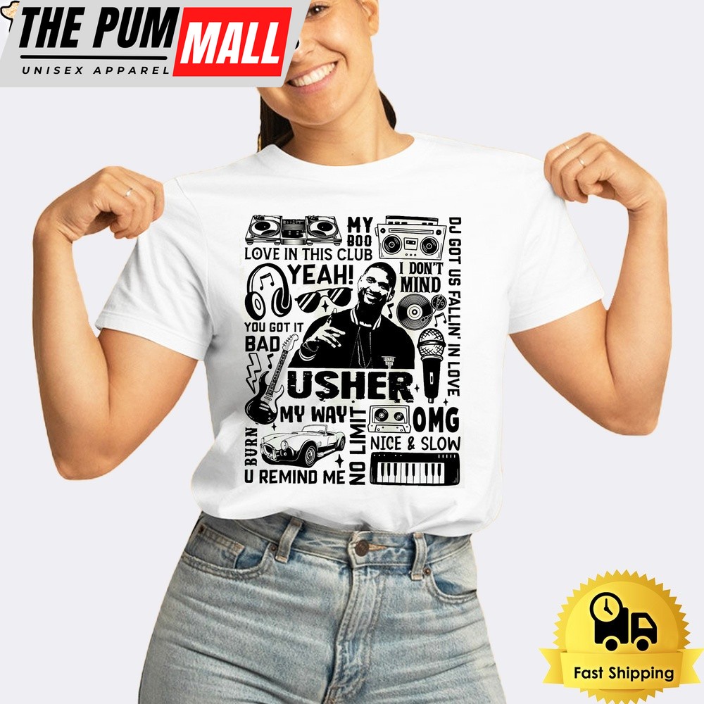 Usher Pop Music Unsiex T-Shirt