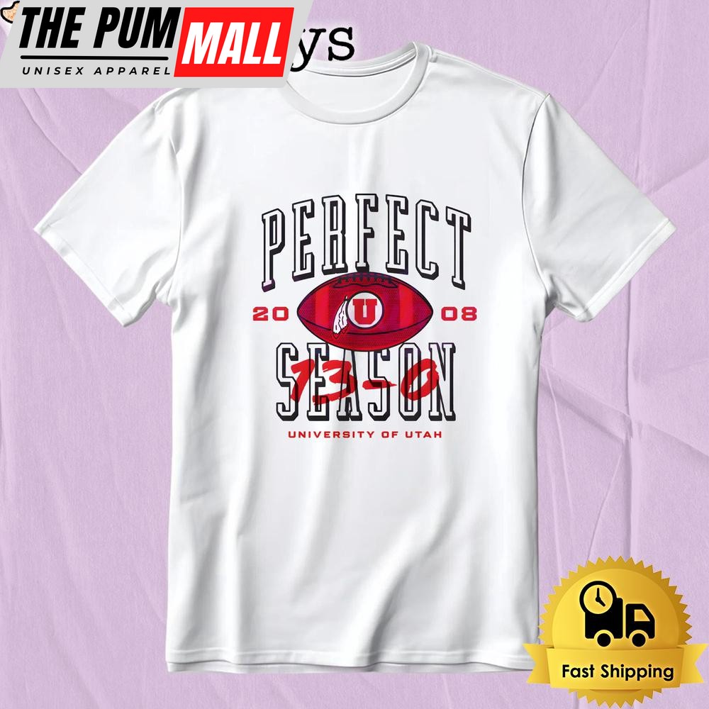 Utah Utes Football Perfect Season 2008 13 0 T-Shirt