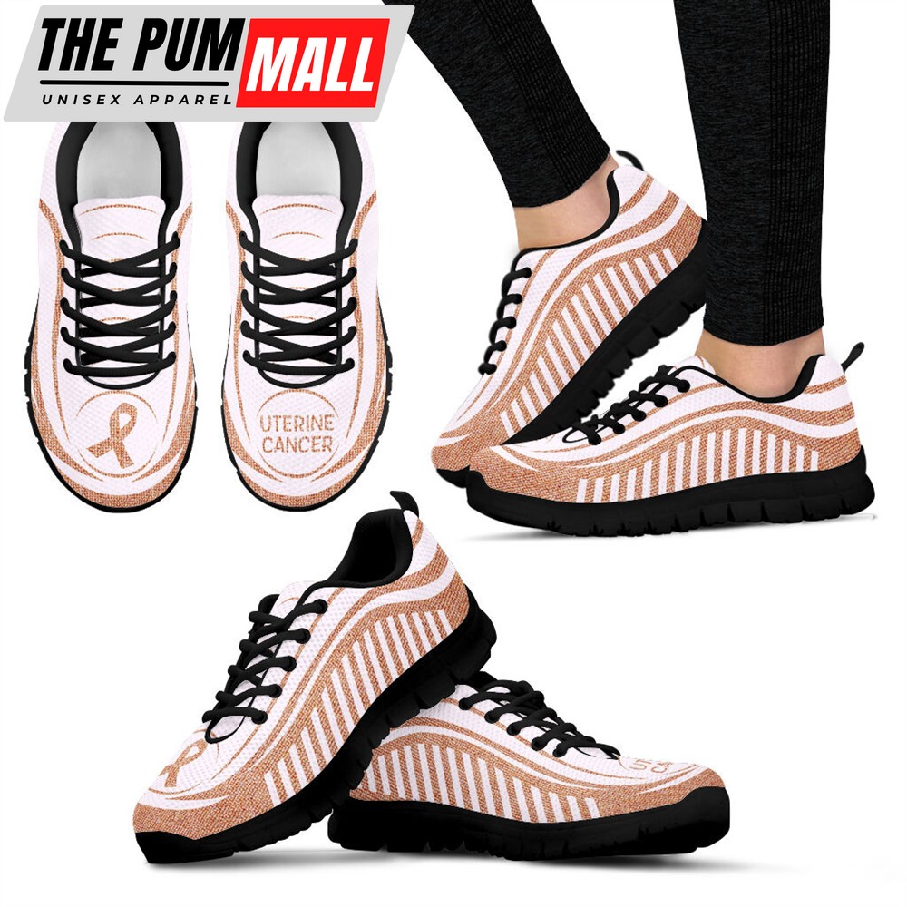 Uterine Cancer Shoes Luminous Bg Sneaker Walking Shoes – Best Gift For Men And Women