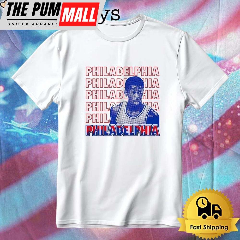 Valdez Edgecombe Philadelphia 76ers Repeat T-Shirt