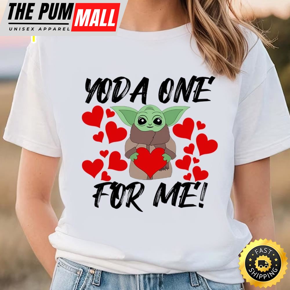 Valentines Day Yoda One For Me Shirt