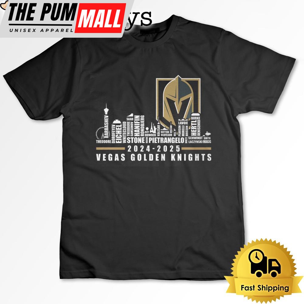 Vegas Golden Knight City 2025 T Shirt