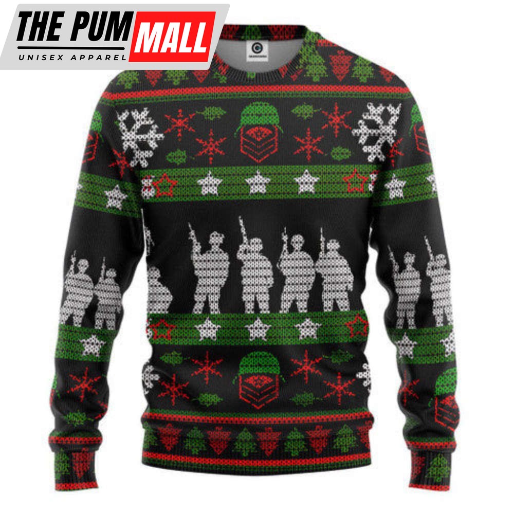 Veteran Soldier Christmas Sweater: Perfect Christmas Gift