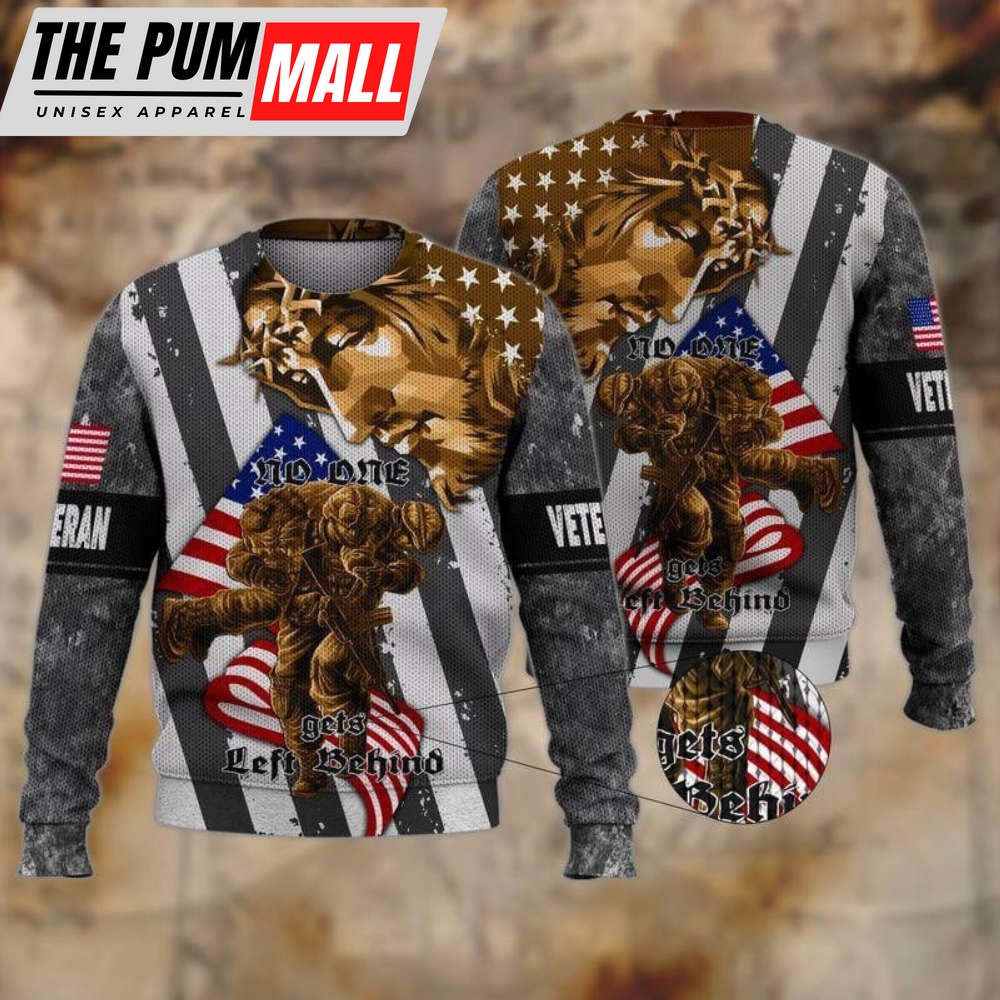 Veteran Ugly Christmas Sweater: 3D Printed Xmas Gift US5343 3D AOP Shirt