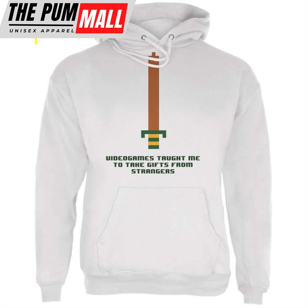 Video Games Gifts From Strangers White Adult Hoodie