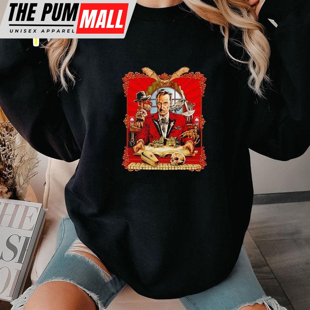 Vincent Price Cartoon Shirt Ladies Tee