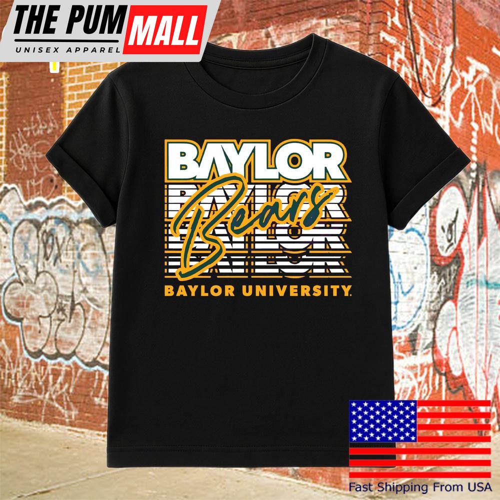 Vintage 1980s Inspired Baylor Bears College Football T-Shirt