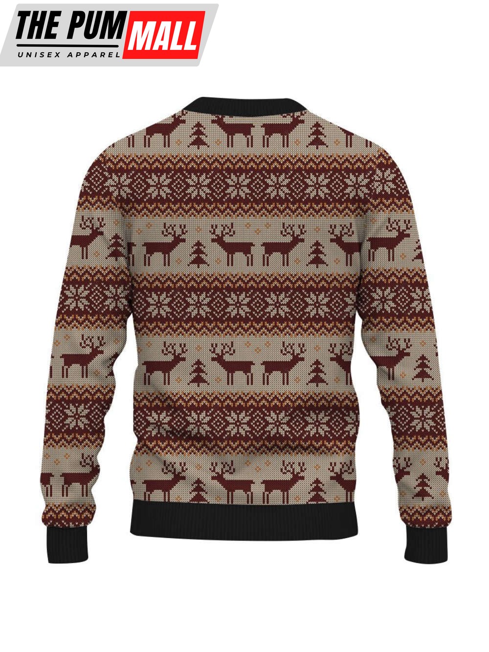 vintage-big-foot-print-crew-neck-sweatshirt-ugly-christmas-sweater-for-family-dtqfp94k Vintage Big Foot Print Crew Neck Sweatshirt, Ugly christmas Sweater For Family