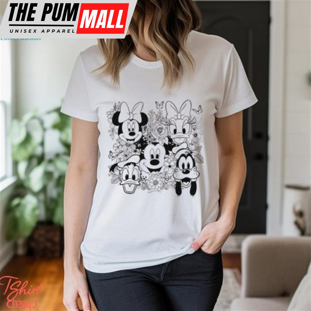 Vintage Disney Epcot Flower Garden Festival Shirt Mickey And Friends Halloween Classic T Shirt