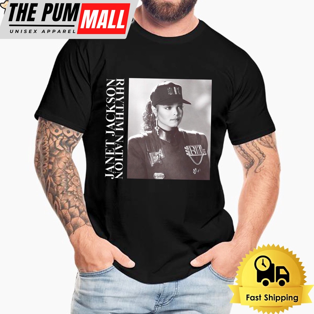 Vintage Janet Jackson Rhythm NationUnisex T-Shirt