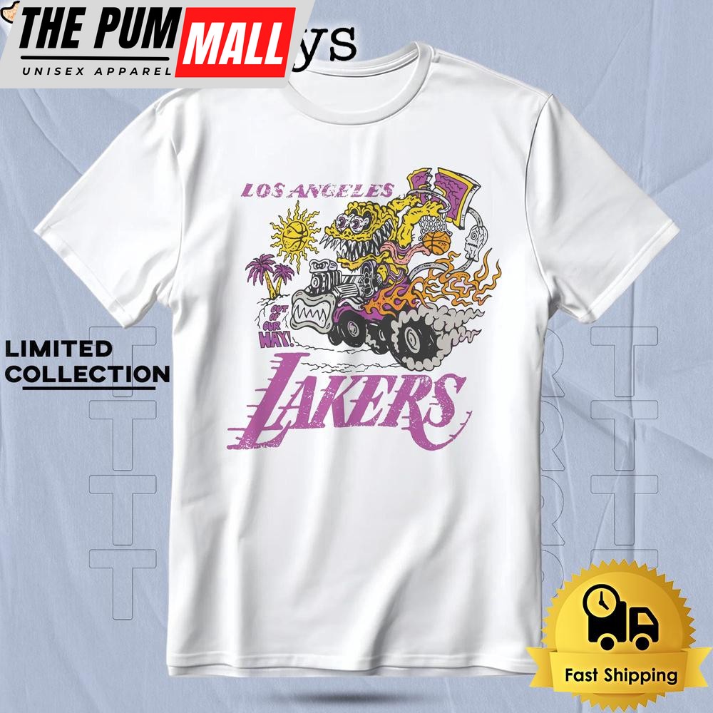 Vintage Lakers X Brain Dead T Shirt