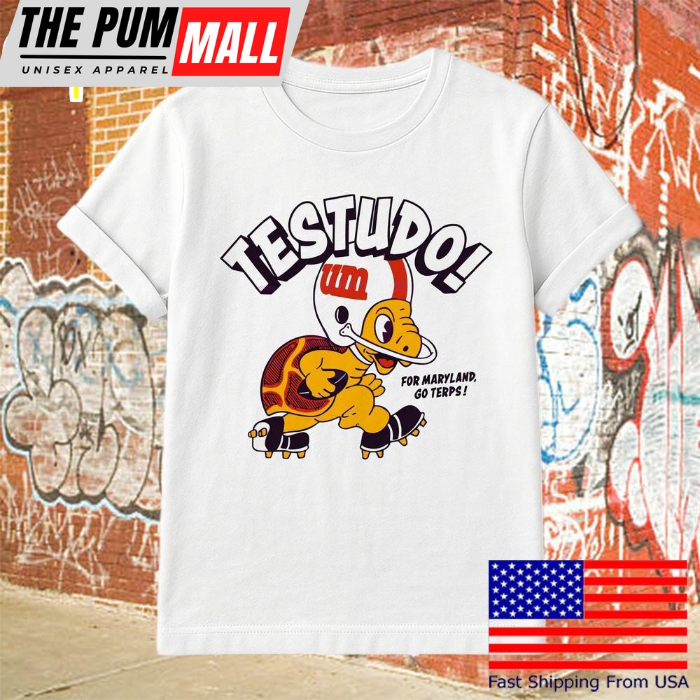 Vintage Maryland Logo Testudo Football T-Shirt