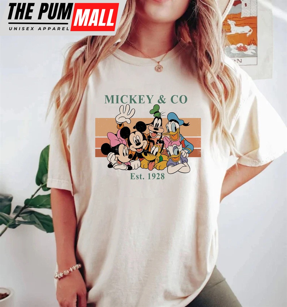 Vintage Mickey &amp Co 1928 Friends Shirt