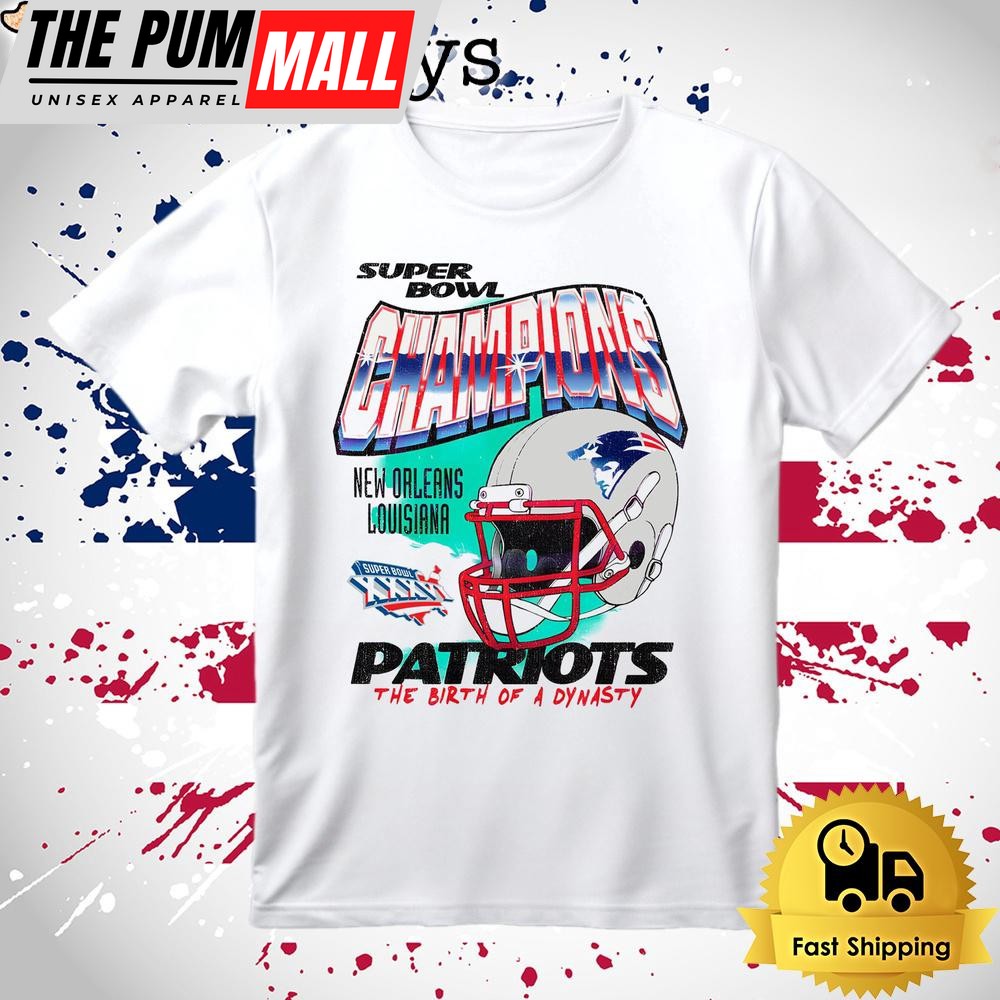Vintage New England Patriots Super Bowl Champions T Shirt