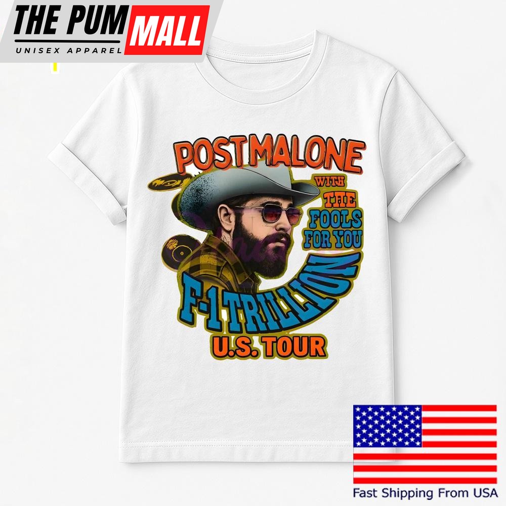 Vintage Post Malone F1 Trillion Us Tour T Shirt