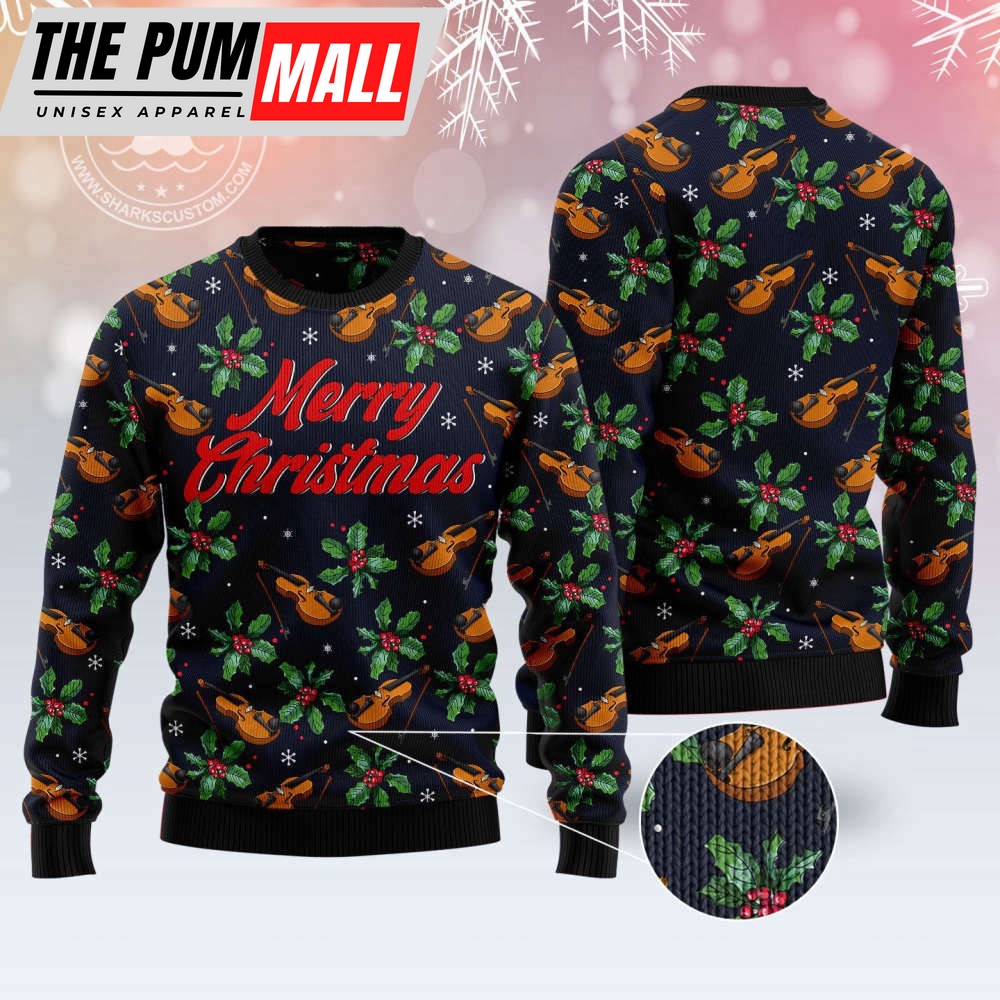 violin-christmas-t910-ugly-sweater-noel-malalan-s-signature-gift-lj8doz8q Violin Christmas T910 Ugly Sweater – Noel Malalan s Signature Gift