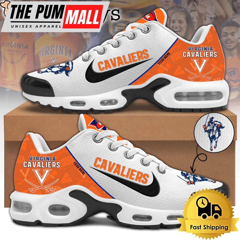 Virginia Cavaliers Football Mascot Symbol Custom Air Max Plus Shoes