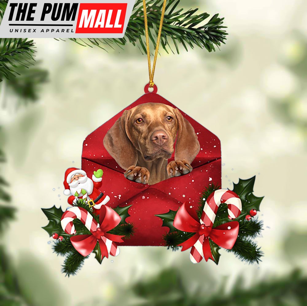 Vizsla Christmas Letter Ornament – Car Ornament – Gifts For Pet Owners Limited Edition