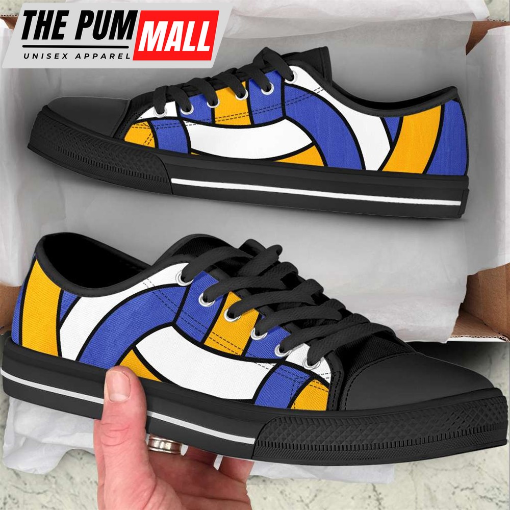 volleyball-ball-texture-pattern-shortcut-low-top-shoes-casual-shoes-gift-for-a-k67u626c Volleyball Ball Texture Pattern Shortcut Low Top Shoes – Casual Shoes Gift For Adults Malalan