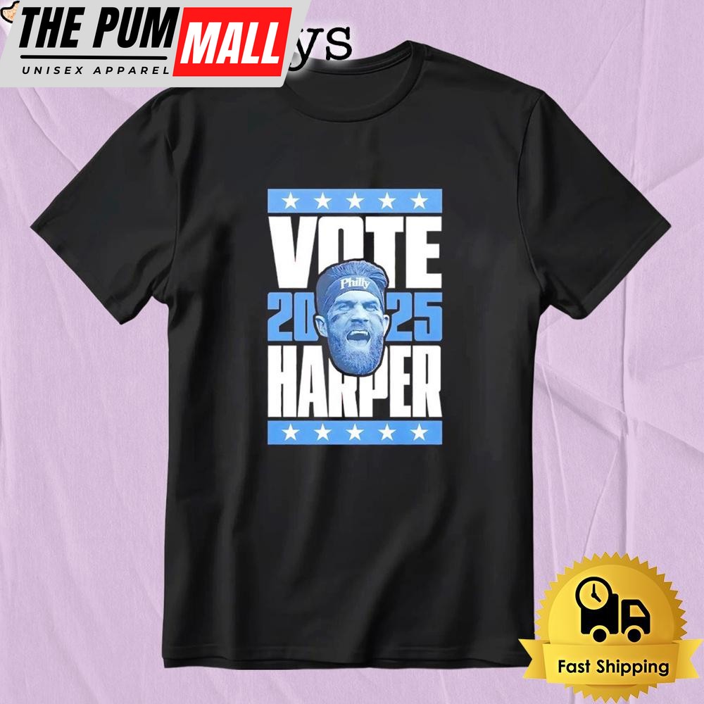 Vote 2025 Bryce Harper Philadelphia Phillies T-Shirt