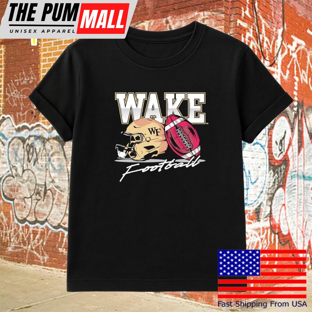 Wake Forest Demon Deacons Football Helmet T-Shirt